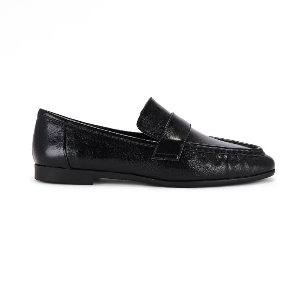 Black Suede Studio Arrow Loafer